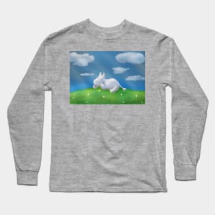 Chillin moomin Long Sleeve T-Shirt